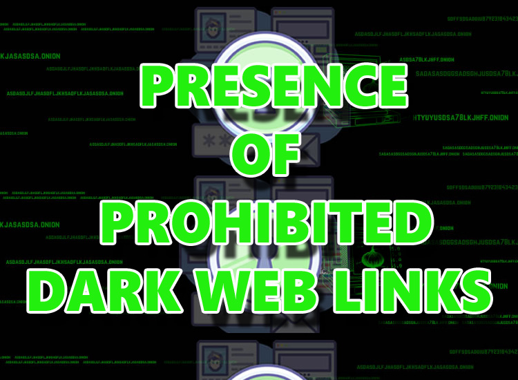 Dark web illegal links